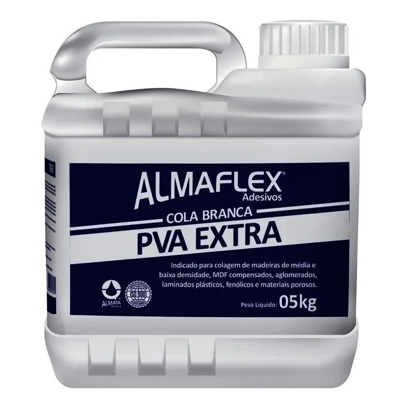 Cola Pva Extra Para Madeira Mdf Compensados 5kg Almaflex