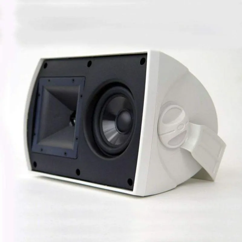 Par Caixa Acústica Para Home Theater Klipsch Aw-525, 75w Bco