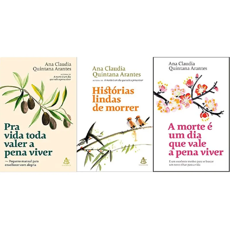 Kit 3 livro Pra vida toda valer a pena viver + Histórias lindas de morrer + A morte é um dia que vale a pena viver