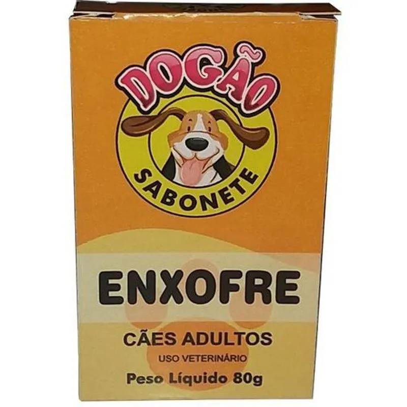 Sabonete Sarnicida Para Cães Com Enxofre - Dogão - 80g