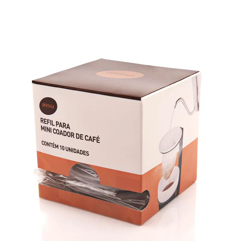 Conjunto 10 Refil Para Mini Coador De Café - Pressca