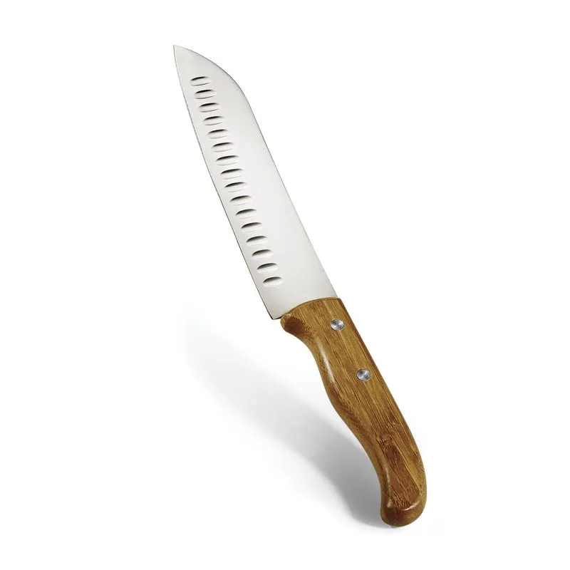 Faca Para Fatiar E Picar Inox / Bambu Special Line - 7 Welf
