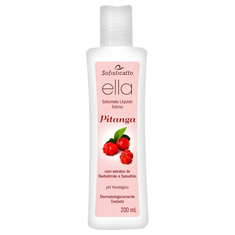 Ella Sabonete Líquido Íntimo de Pitanga 200ml Sofisticatto