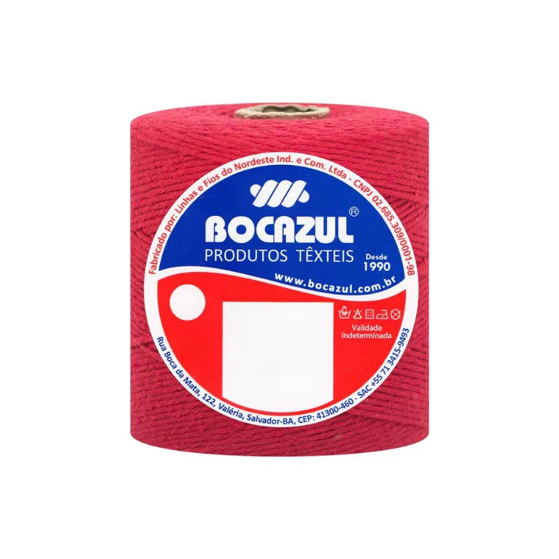 Barbante Bocazul 4/8 92 Nº08 320m Vermelho