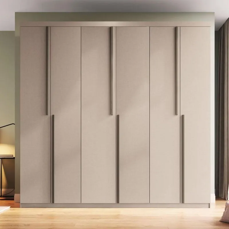 Guarda-roupa Casal 6 Portas 4 Gavetas Castro Dallas - Duna