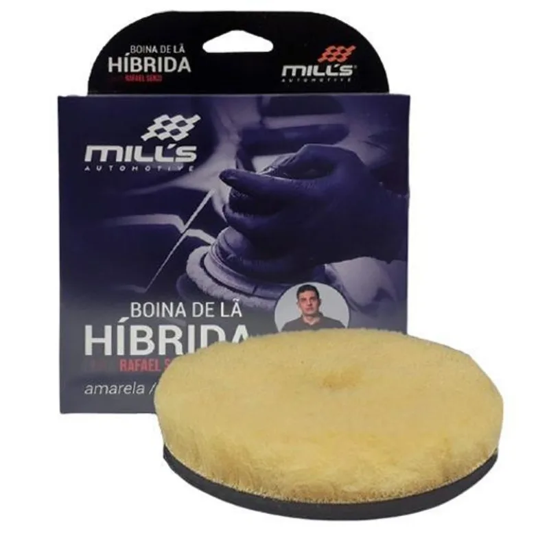 Boina Lã Hibrida Amarela 3 C.leve R.orbital Interf Eva Mills