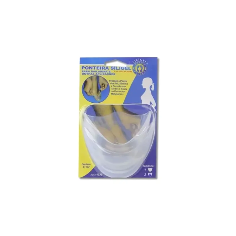 Ponteira de Silicone Para Bailarina 4039 - Ortho Pauher