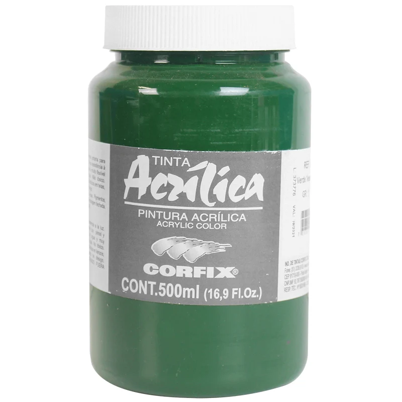 Tinta Acrílica Corfix 500ml G1 78 Verde Vessie