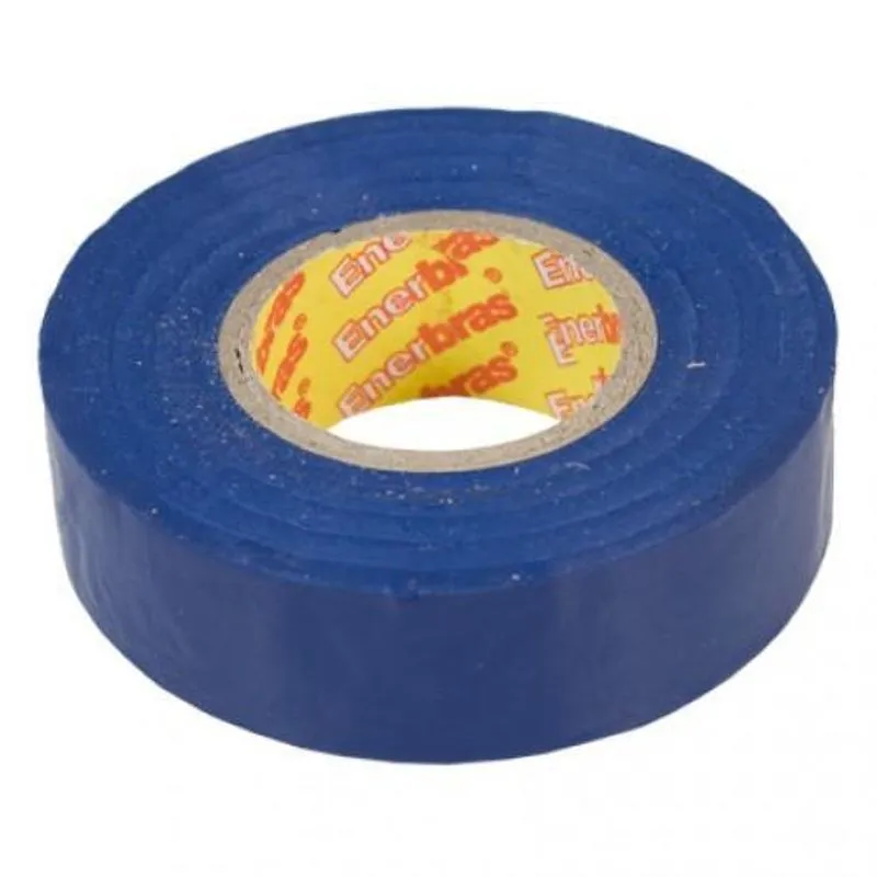 Fita Isolante Anti Chama 18mm X 10m - Enerbras Azul 1000-eaz