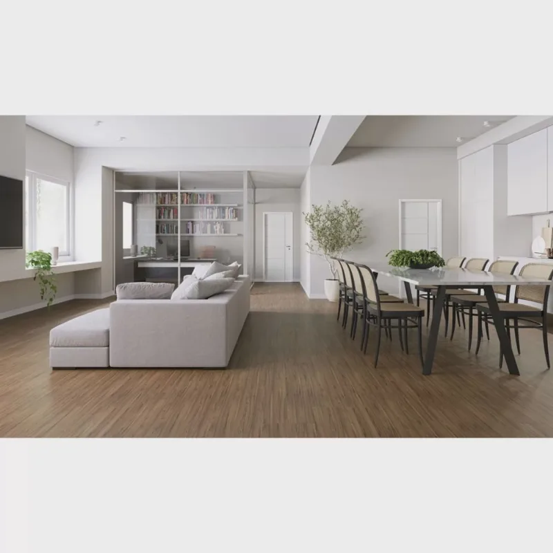 Piso Laminado Max Elegance Noce Borgonha - caixa com 5,7m2 - Noce Borgonha