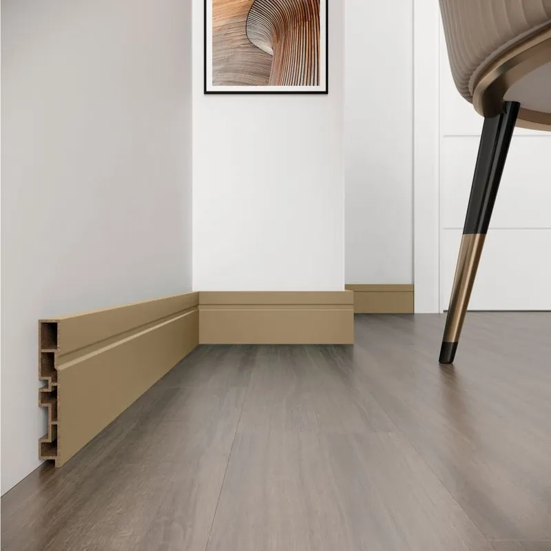 Rodapé Acqua New Cinnamon C/ Friso Eucatex 240 x 7 cm Un