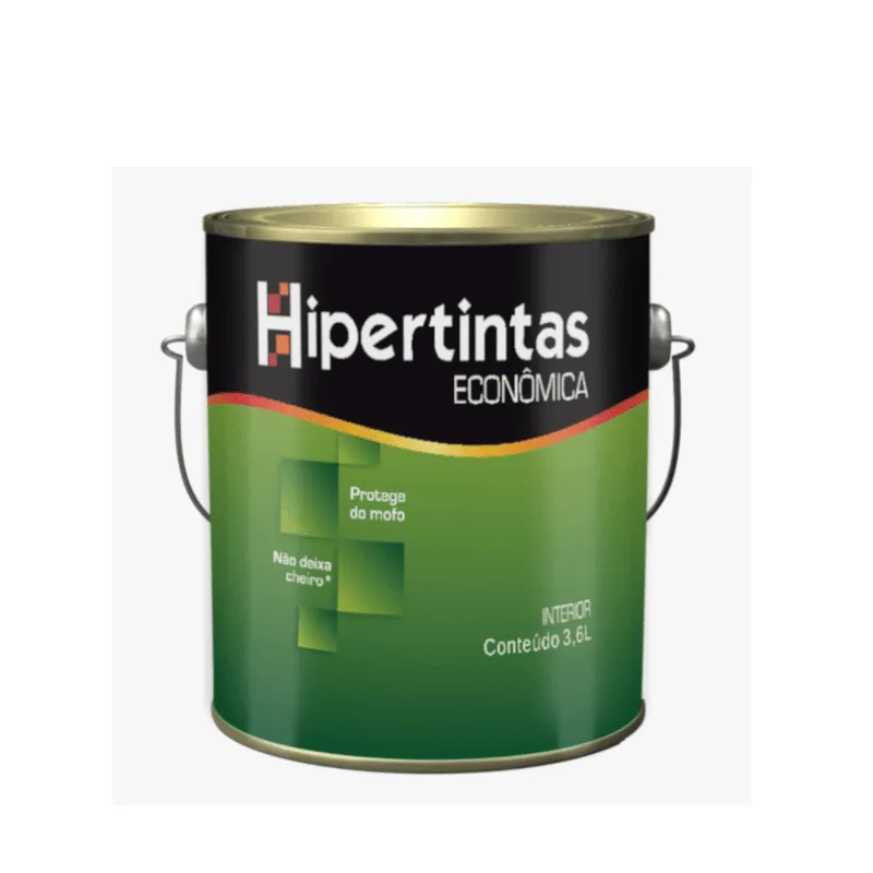 Tinta Acrílica Econômico Fosco Branco Gelo 3,6 Litros Hipertintas ACR ECONOMICA BCO GELO 3,600G AFE TINTAS