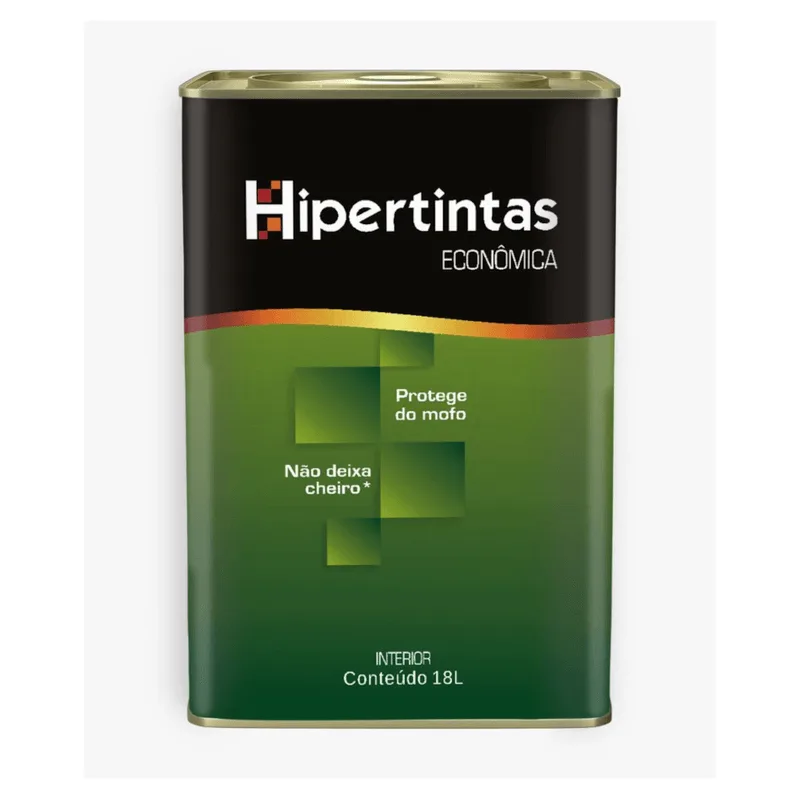 Tinta Acrílica Econômico Fosco Lima 18 Litros Hipertintas ACR ECONOMICA LIMA 18,00L AFE TINTAS