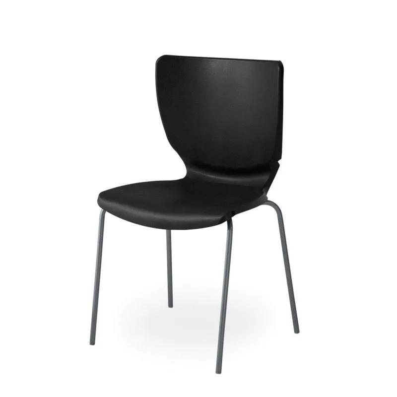 Conjunto 2 Cadeiras Mono Prima Design Preto