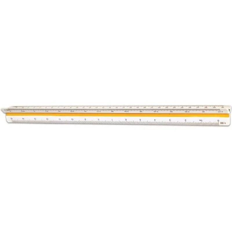 Escalímetro Triangular 30cm N.1 Plástico - Keramik