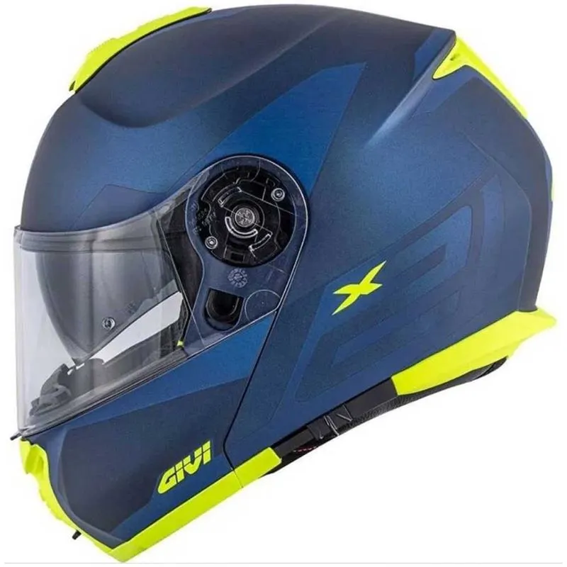 Capacete Givi X21 Spirit Fosco Azul Amarelo 60