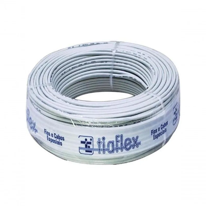 Fio Manga 4 X 26awg Com Blindagem Bege Tiaflex Rl 100