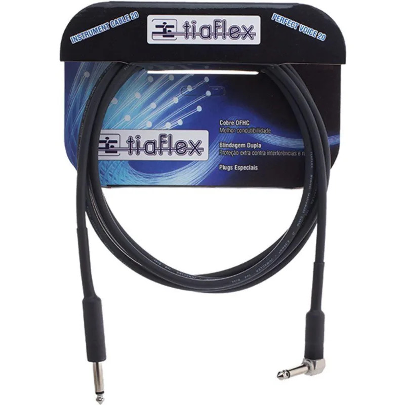 Cabo Guitarra 0,20Mm P10 180Xp10 90 3M Embor. Instrument Tiaflex - Tiaflex