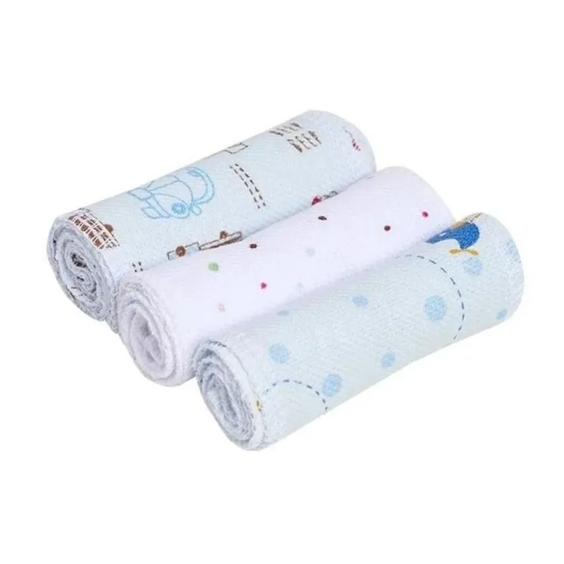 Kit 3 Faixa Umbilical Bebê 100% Algodão Flanelado Masculino