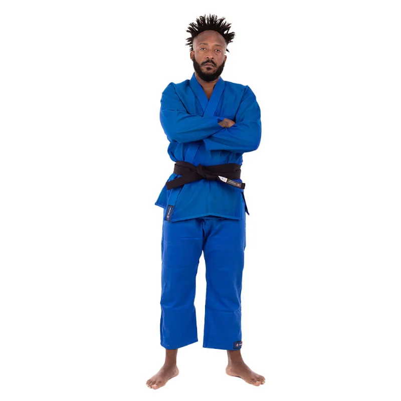 Kimono Torah Jiu-jitsu Trançado Azul A4