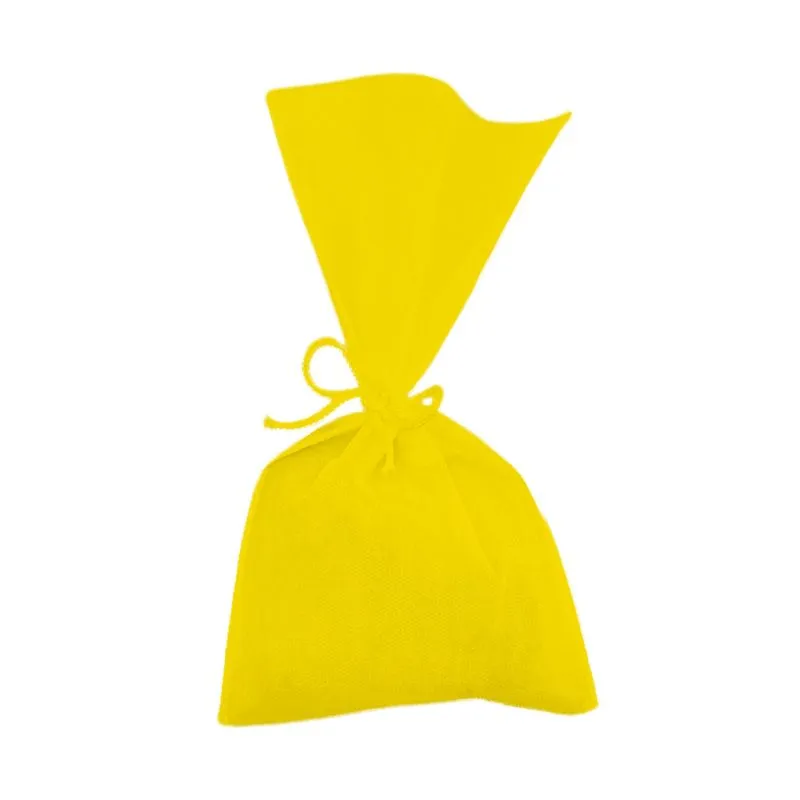 Saco Tnt Amarelo 13X25cm 10un (00025) FASCINACAO