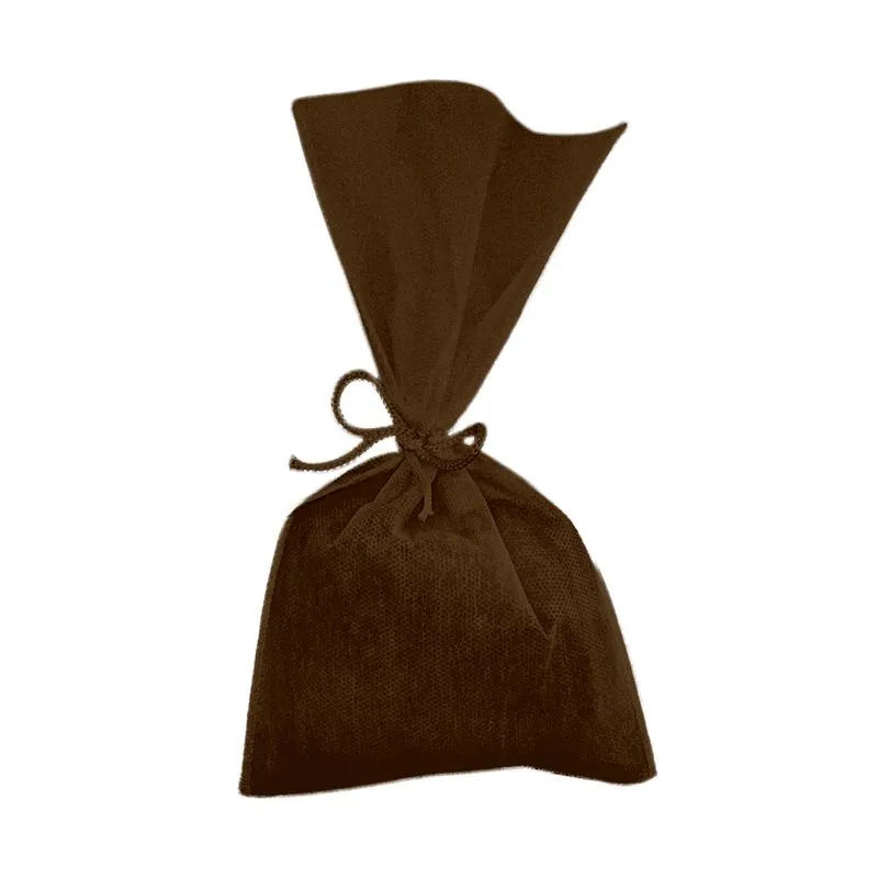 Saco Tnt Marrom 13X25cm 10un (00032) FASCINACAO