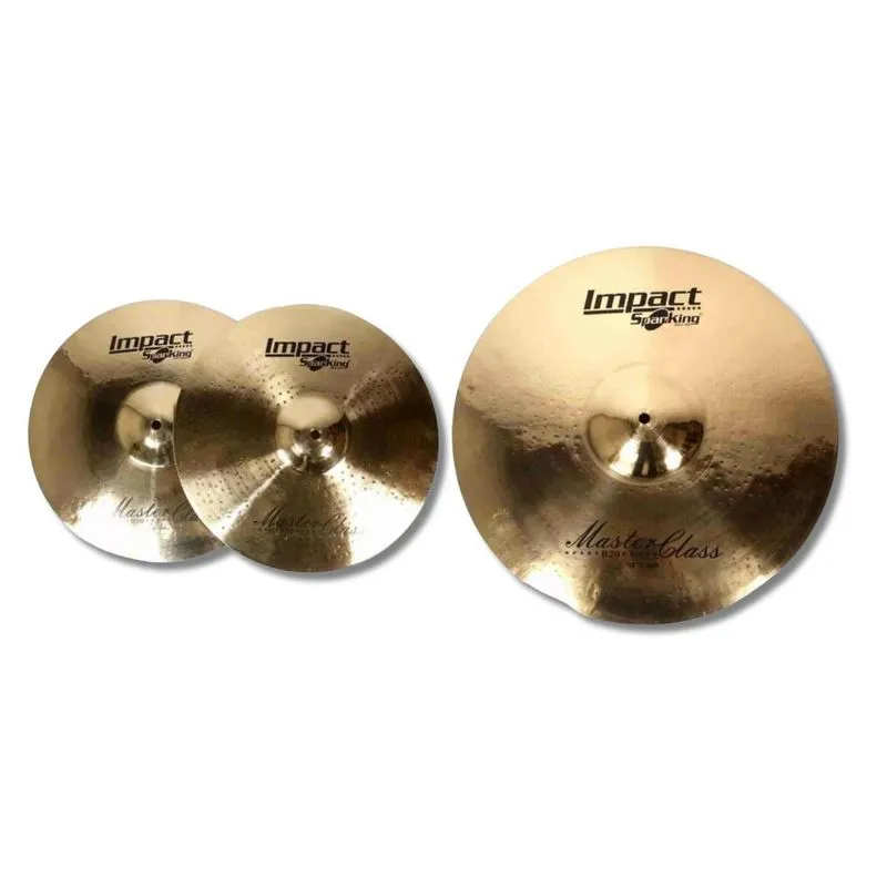 Kit Pratos Master Class 14 Chimbal Hh + 18 Crash Ataque