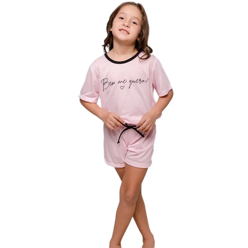 Pijama Infantil Menina Fresco com Estampa Divertida