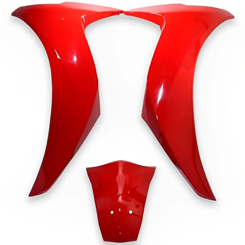 Bico Frontal Completo Biz 125 2022 Vermelho 3 Peças
