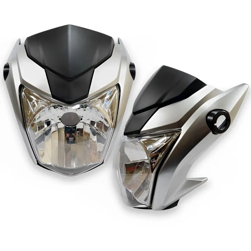 Frente Farol Completo Titan 160 2019 Prata Metálico
