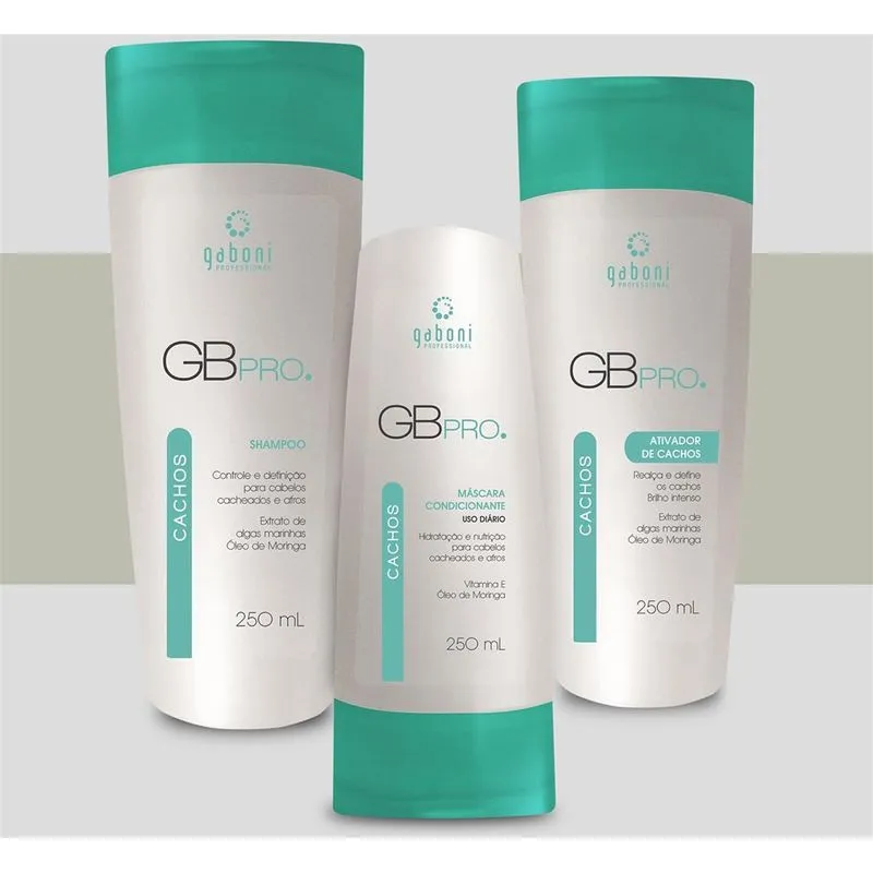 Gaboni Kit Gb Pro Cachos 250Ml C/3