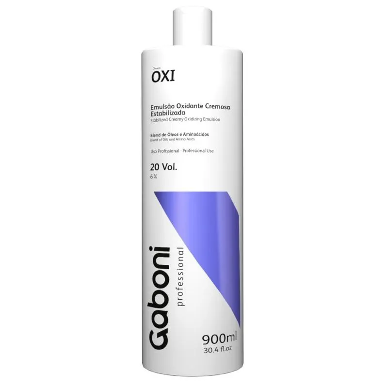 Oxidante Cremoso Deep Oxi 20 Volumes 900ml Gaboni Professional