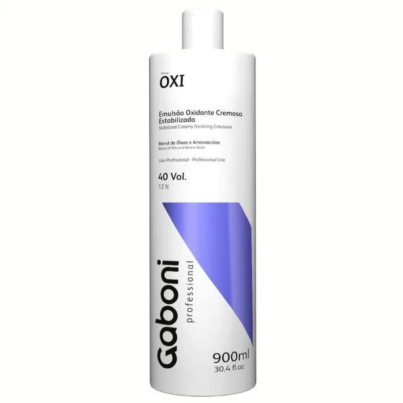 Oxidante Cremoso Deep Oxi 40 Volumes 900ml Gaboni Professional