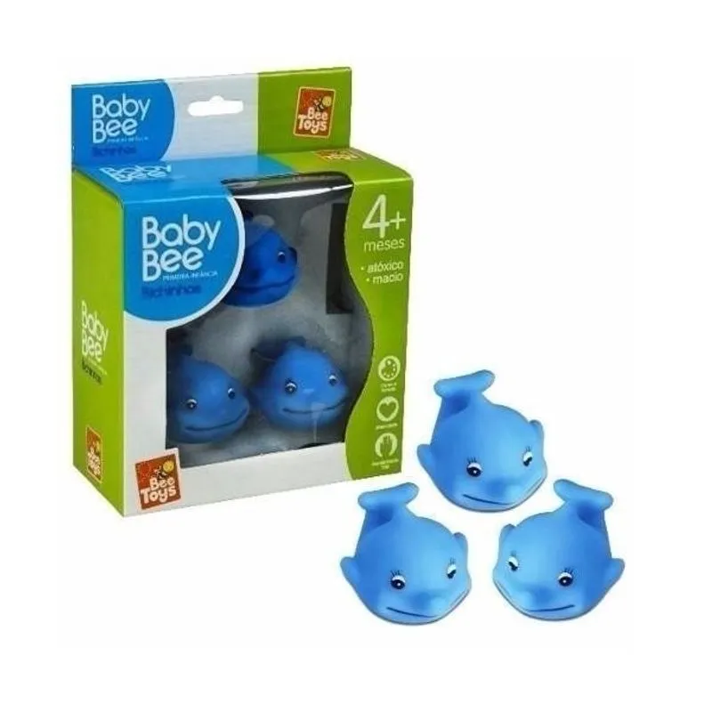 Golfinho 3 Filhotes - Bee Toys
