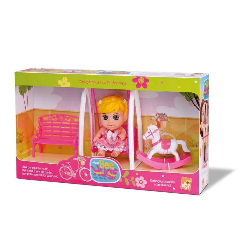 Boneca The Bee Hugs Parquinho Bee Toys