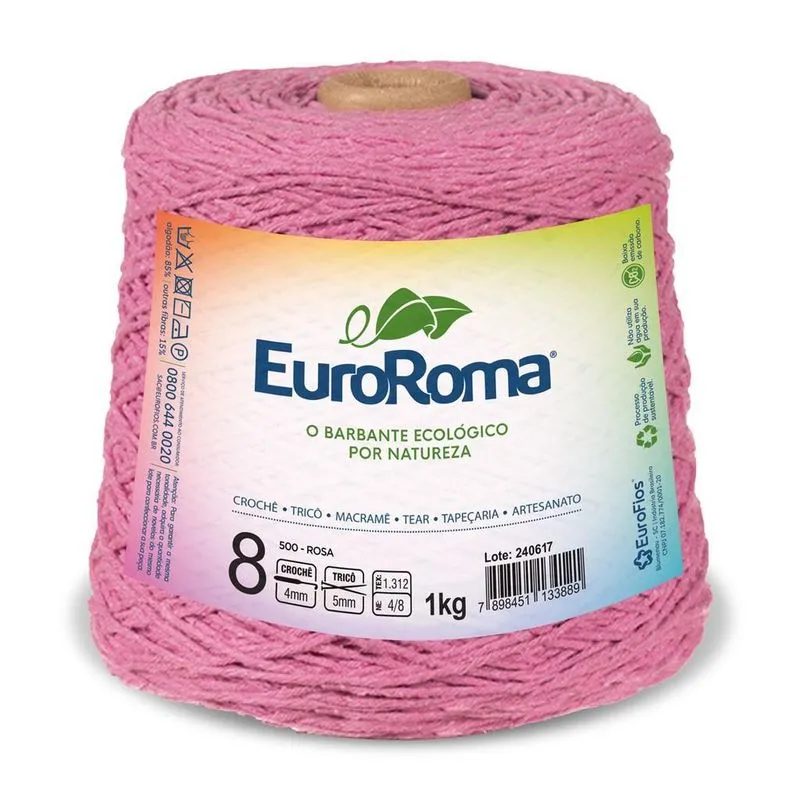 Barbante Euroroma 1kg Fio 8