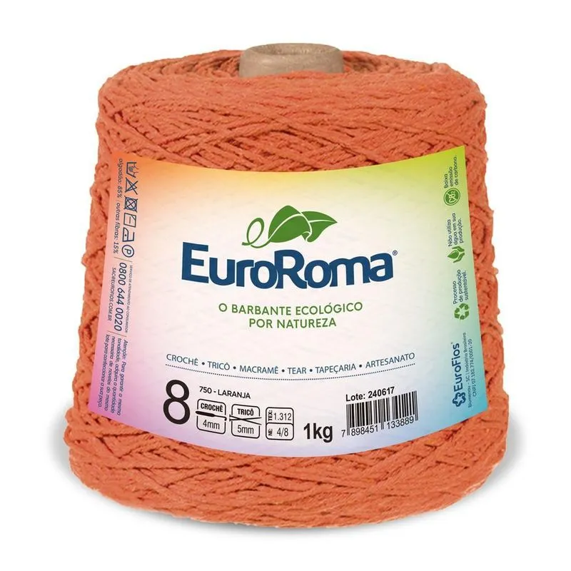 Barbante Euroroma 1kg Fio 8