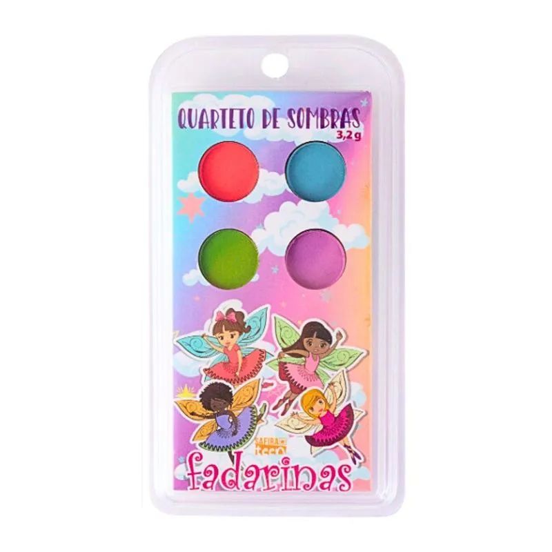 Paleta Infantil 4 Cores Coleção Fadarinas Safira Matte 3,2g