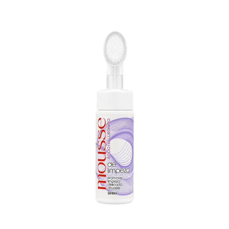 Mousse de Limpeza Facial Ácido Hialurônico 200ml - Safira