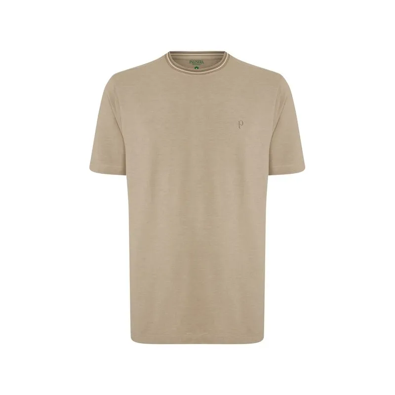 T-Shirt Masculina Palestra 1914 - Bege Médio - P