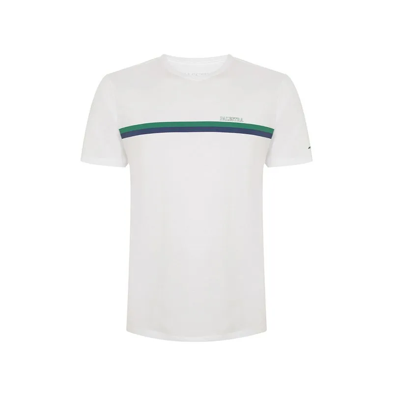 T-Shirt Manga Curta Estampada - P