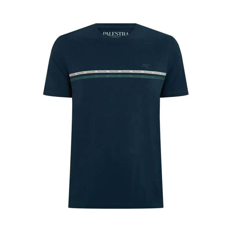 TShirt Estampa Palestra - Azul Marinho - GG