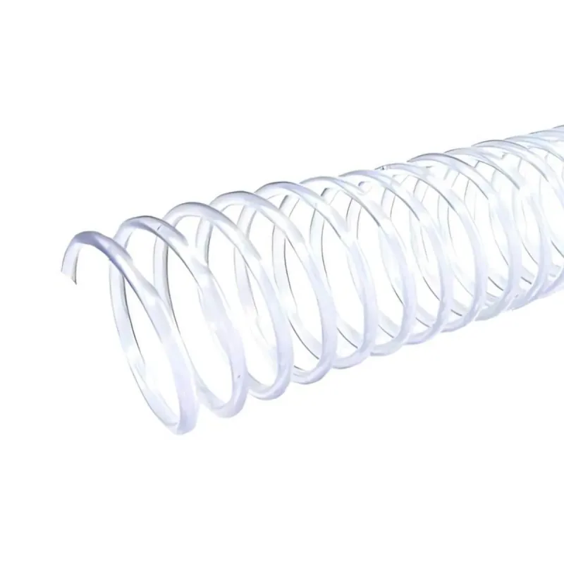 Espiral Encardenacao Incolor 09mm 50 Folhas Maxi Plasticos com 100 Unidades
