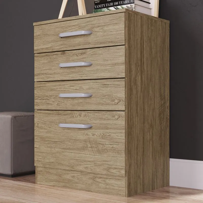 Cômoda Amazonita 4 Gavetas Cm1042 Wood - Decibal Móveis