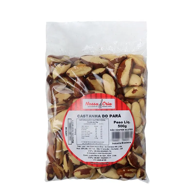 Castanha do Pará 500g NOSSA CRIA CASTANHA DO PARA 500G NOSSA CRIA