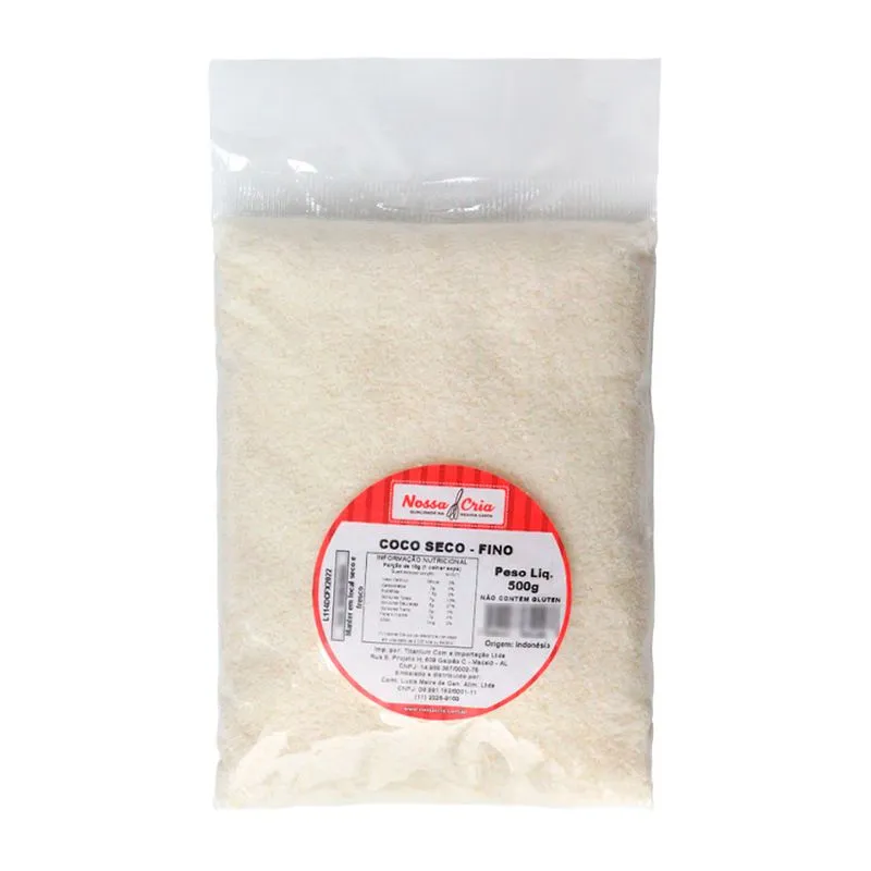 COCO SECO FINO 500G NOSSA CRIA