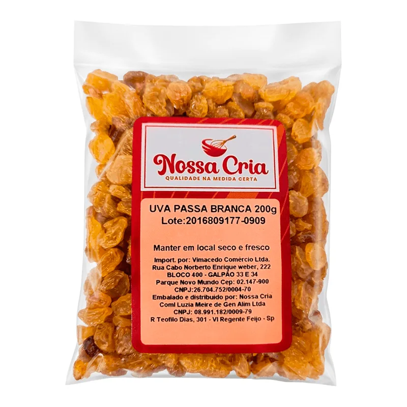 UVA PASSA BRANCA 200G NOSSA CRIA