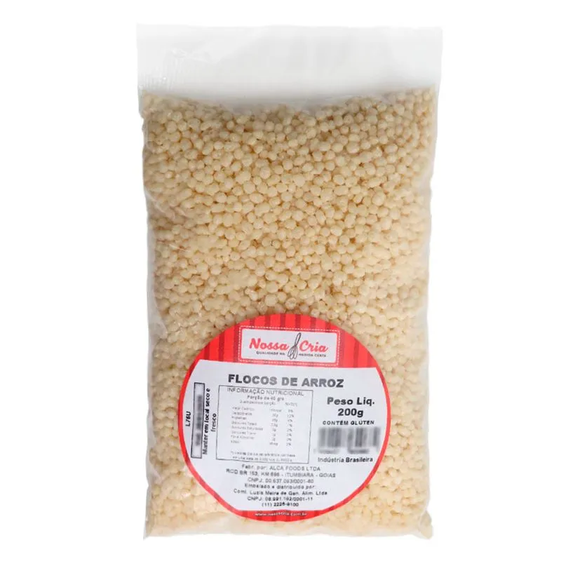 Flocos De Arroz 200g NOSSA CRIA