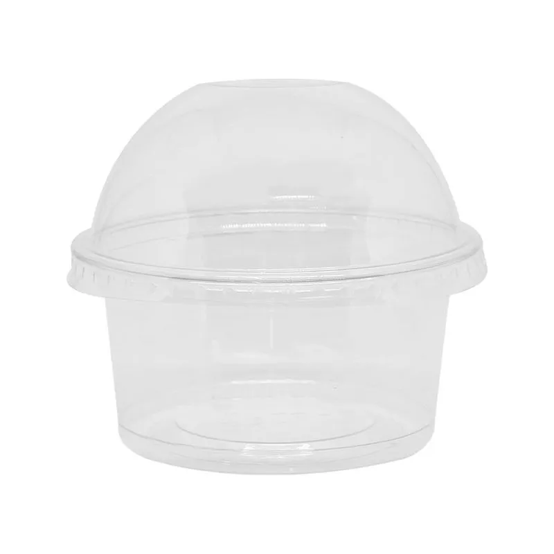 Copo com Tampa Bolha para Sobremesas 190ml 10un NOSSA CRIA COPO BOLHA 190ML C.TAMPA 10UN PROPRIO