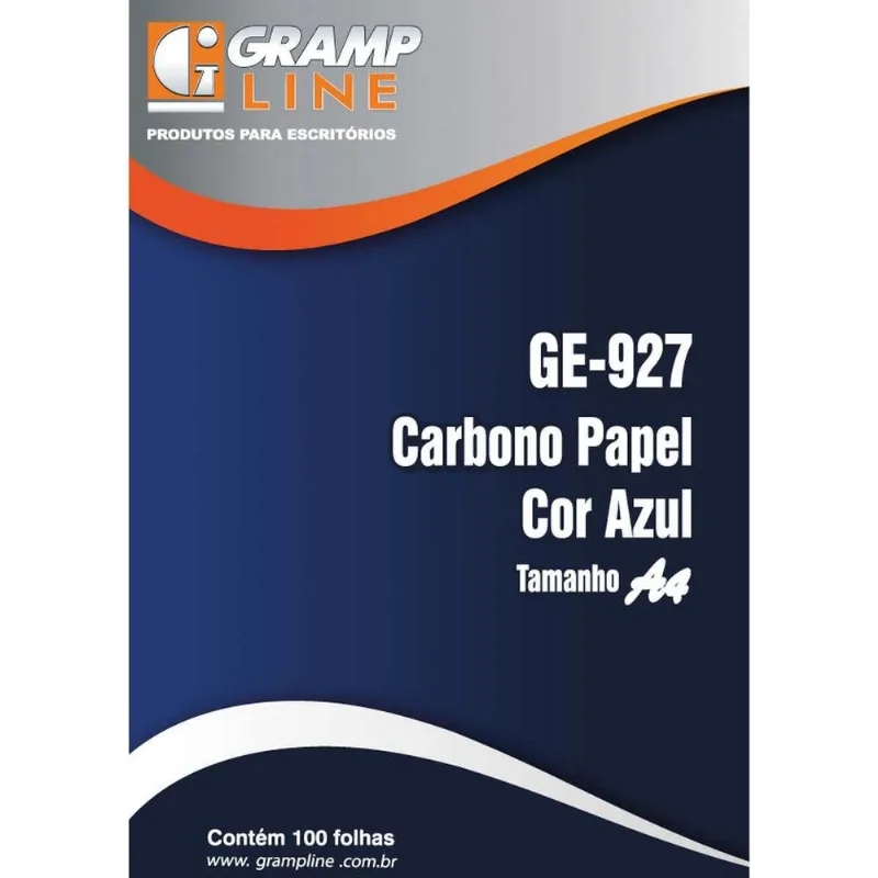Papel Carbono Para Lápis Papel A4 Azul Ge 927